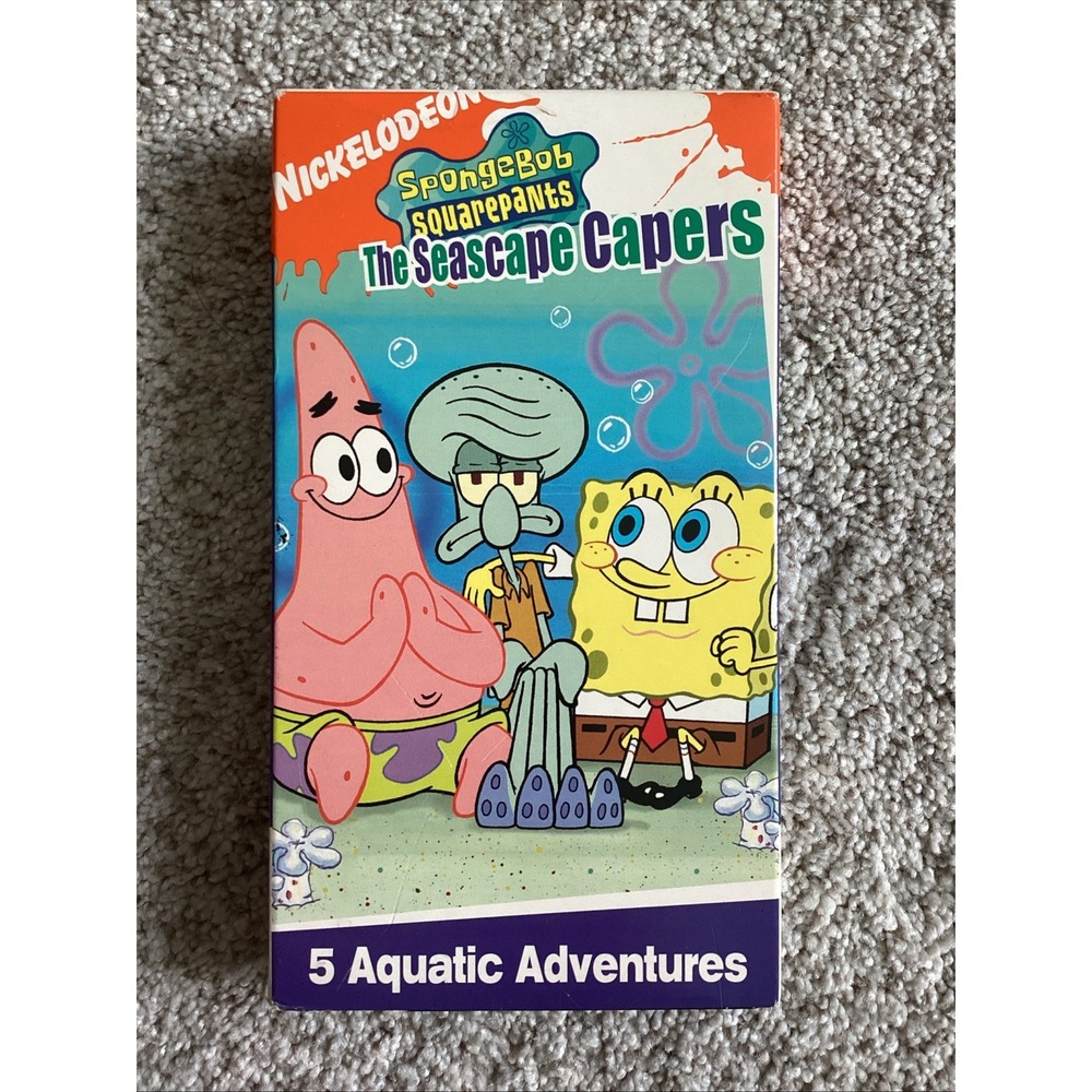 Nickelodeon SpongeBob SquarePants: The Seascape Capers VHS 2004